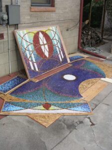 "lila" completed panels, pre-installation