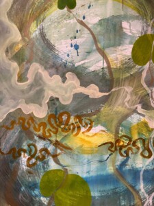 "vining & rivering" (work in progress, detail)