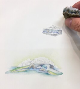 "mineral study & abstraction" detail